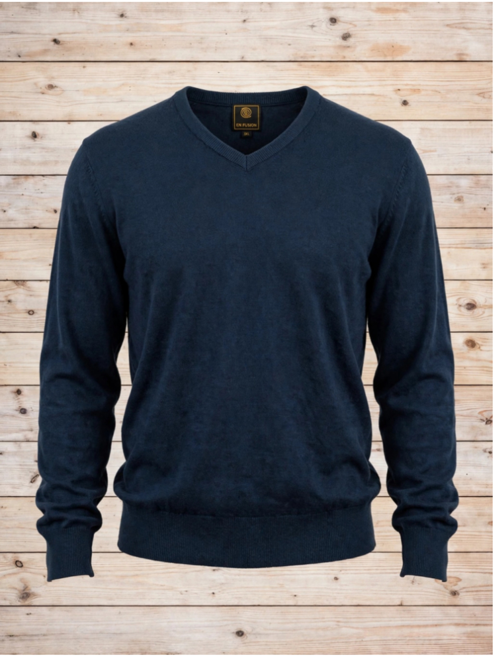 Men's F/X Fusion V-Neck Sweater Blue Size XL